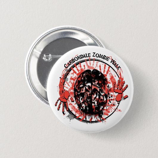 Carbondale Zombie-Wegknopf Button (Vorne & Hinten)