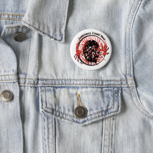 Carbondale Zombie-Wegknopf Button (Beispiel)