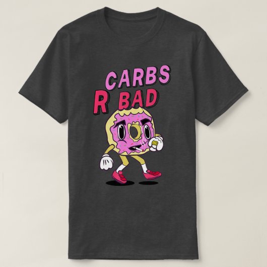 Carbs R Bad Weightlift mit kraftvollem Kraftrad T-Shirt (Design vorne)
