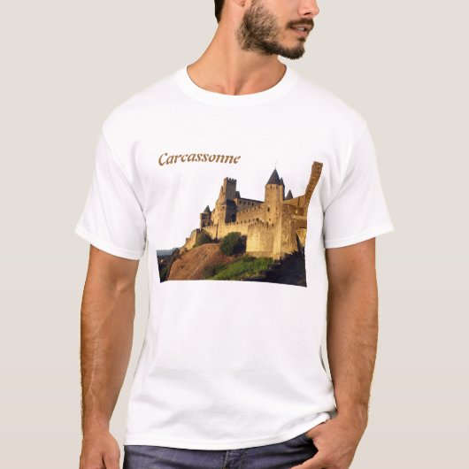 Carcassone-Schloss T-Shirt (Vorderseite)