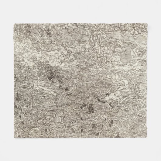 Carcassonne Fleecedecke (Vorderseite (Horizontal))