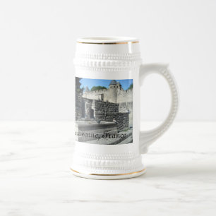 Carcassonne, Frankreich Bierglas