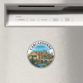 Carcassonne Frankreich Magnet (In Situ (Geschirrspüler))