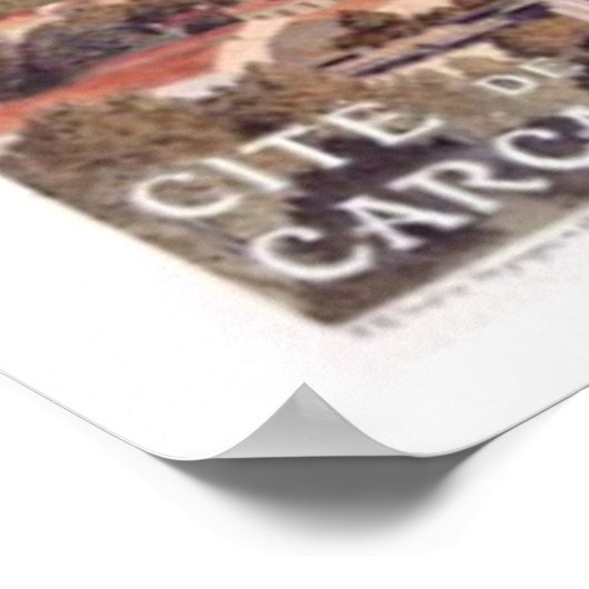 Carcassonne Frankreich Poster (Ecke)