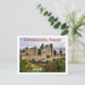Carcassonne, Frankreich Postkarte (Stehend Vorderseite)