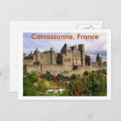 Carcassonne, Frankreich Postkarte (Vorne/Hinten)