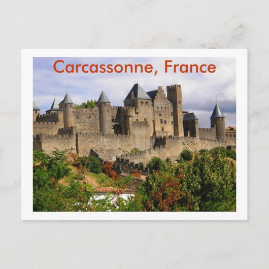 Carcassonne, Frankreich Postkarte (Vorderseite)