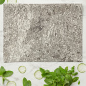 Carcassonne Geschirrtuch (Gefaltet)