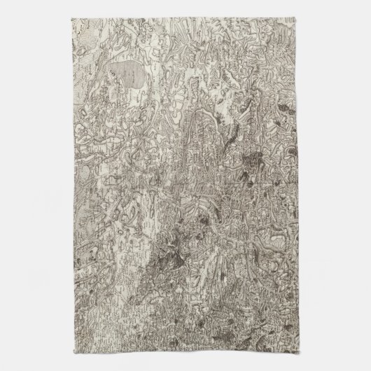 Carcassonne Geschirrtuch (Vertikal)