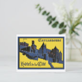 Carcassonne Hotel de la Cite Postkarte (Stehend Vorderseite)