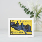 Carcassonne Hotel Postkarte (Stehend Vorderseite)