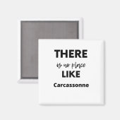 Carcassonne ist kein Ort Magnet (Vorderseite/Rückseite)