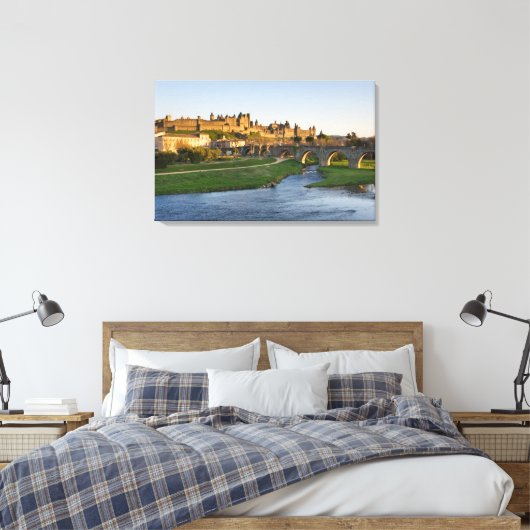 Carcassonne Leinwanddruck (Insitu (Schlafzimmer))