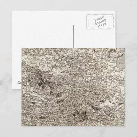 Carcassonne Postkarte (Vorne/Hinten)