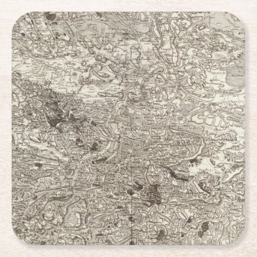 Carcassonne Rechteckiger Pappuntersetzer (Vorderseite)