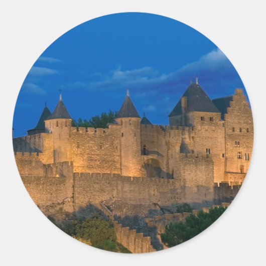 Carcassonne Runder Aufkleber (Vorderseite)