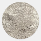 Carcassonne Runder Aufkleber (Vorderseite)
