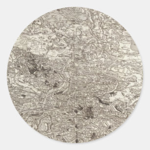 Carcassonne Runder Aufkleber