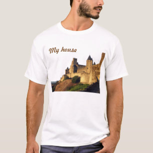 Carcassonne-Schloss-lustiges T-Shirt
