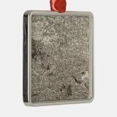Carcassonne Silbernes Ornament (Rechts)
