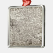 Carcassonne Silbernes Ornament (Links)