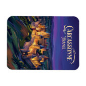 Carcassonne Zitadelle Frankreich Magnet (Horizontal)