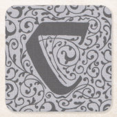 CarcassonnepapierUntersetzer Rechteckiger Pappuntersetzer (Vorderseite)