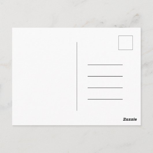 Card (10,8 x 14,2 cm) - Bird Pattern Postkarte (Rückseite)