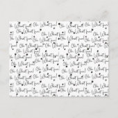 Card (10,8 x 14,2 cm) - Christmas Pattern Postkarte (Vorderseite)