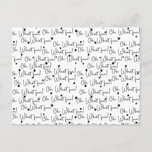 Card (10,8 x 14,2 cm) - Christmas Pattern Postkarte (Vorderseite)