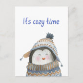 Card (10,8 x 14,2 cm) - Little Penguin Postkarte (Vorderseite)