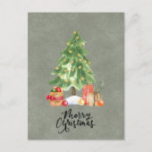 Card (10,8 x 14,2 cm) - Merry Christmas Postkarte (Vorderseite)