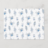 Card (10,8 x 14,2 cm) - Snow Mice Pattern Postkarte (Vorderseite)