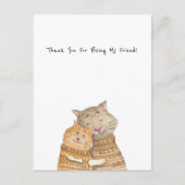 Card (10,8 x 14,2 cm) - Thank You! Postkarte (Vorderseite)