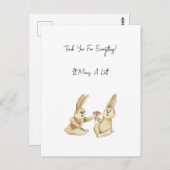 Card (10,8 x 14,2 cm) - Thank You! Postkarte (Vorne/Hinten)