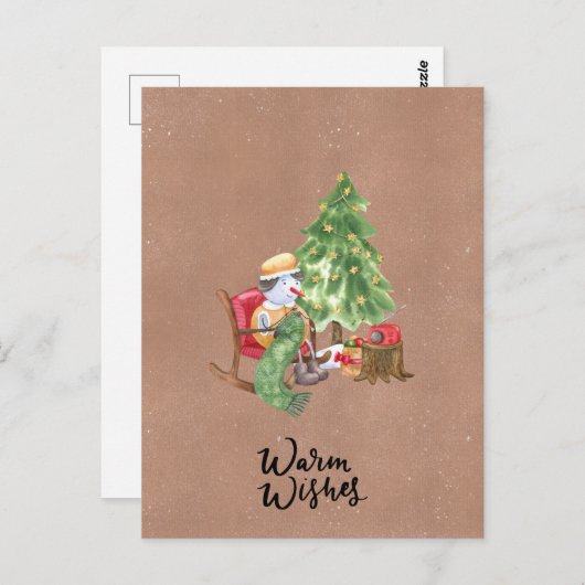 Card (10,8 x 14,2 cm) - Warm Wishes Postkarte (Vorne/Hinten)