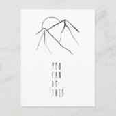 Card (10,8 x 14,2 cm) - You Can Do This Postkarte (Vorderseite)