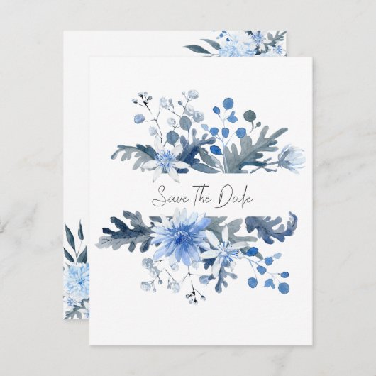 Card (10,8 x 14 cm) - Save The Date (Vorne/Hinten)