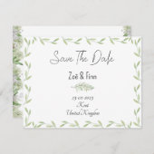 Card (10,8 x 14 cm) - Save The Date (Vorne/Hinten)
