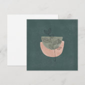 Card (13,3x13,3cm) - Flower (Vorne/Hinten)