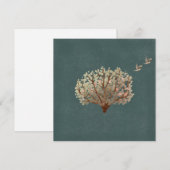 Card (13,3x13,3cm) - Tree With Birds (Vorne/Hinten)