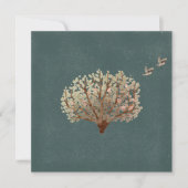 Card (13,3x13,3cm) - Tree With Birds (Vorderseite)