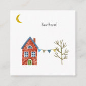 Card (6,3 cm x 6,3 cm) - New House Begleitkarte (Vorderseite)