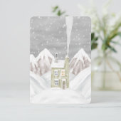 Card (8,9 x 12,7 cm) - Winter Scene (Stehend Vorderseite)