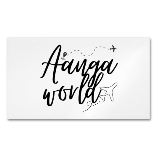 Card Aangaworld Magnetische Visitenkarte (Vorderseite)