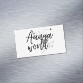 Card Aangaworld Magnetische Visitenkarte (Beispiel)