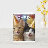 CARD All occasion greeting card Karte (Gelbe Blume)