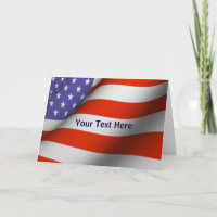 Card - American Flag