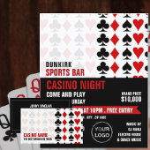Card Anzug, Casino, Gaming Visitenkarte