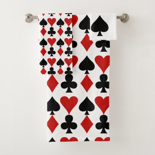 Card Anzug Design Badetücher Set (Insitu)